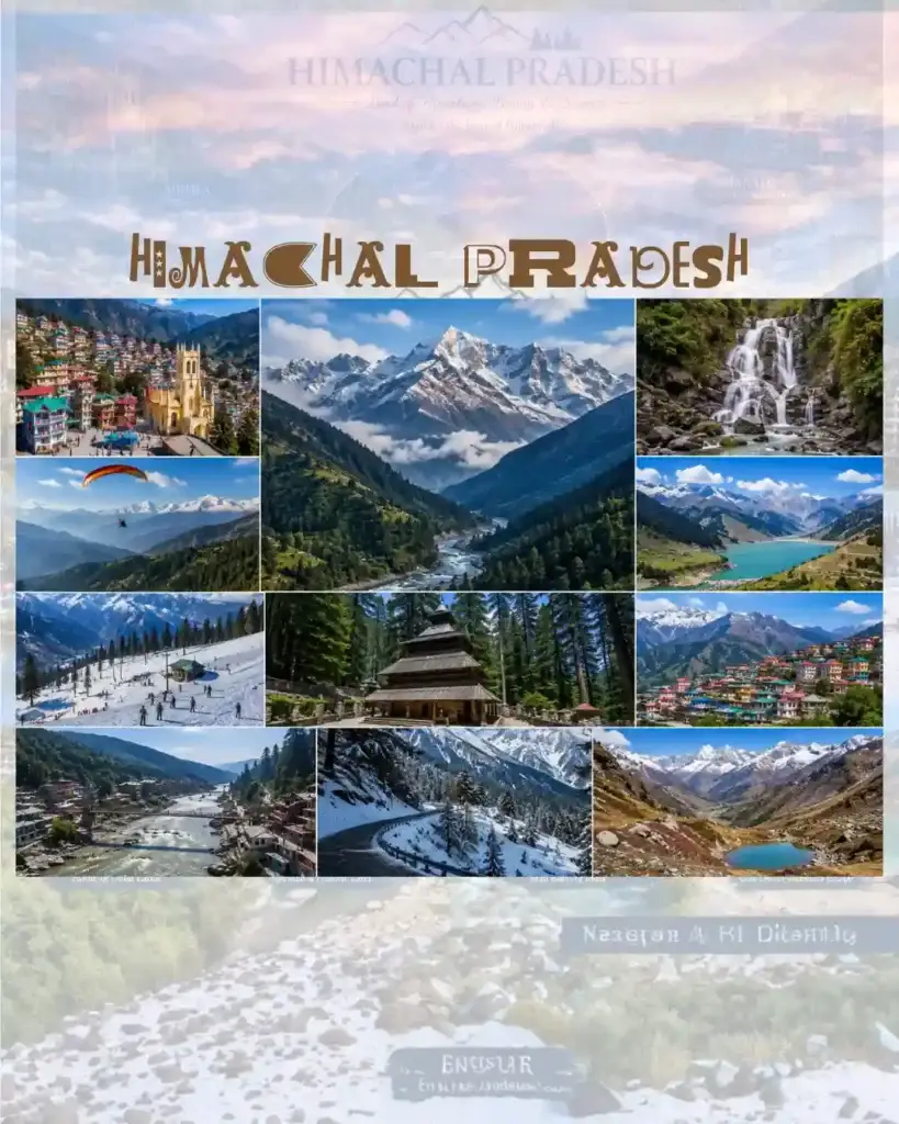 India route Himachal Pradesh