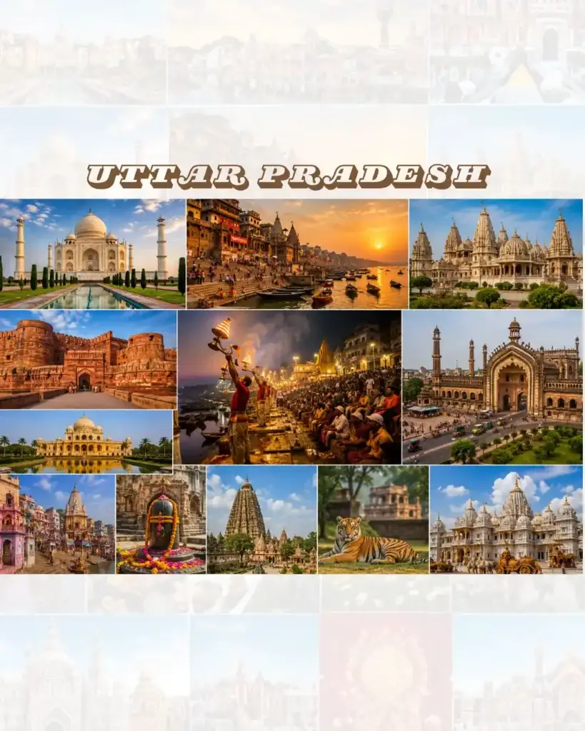 India route Uttar Pradesh